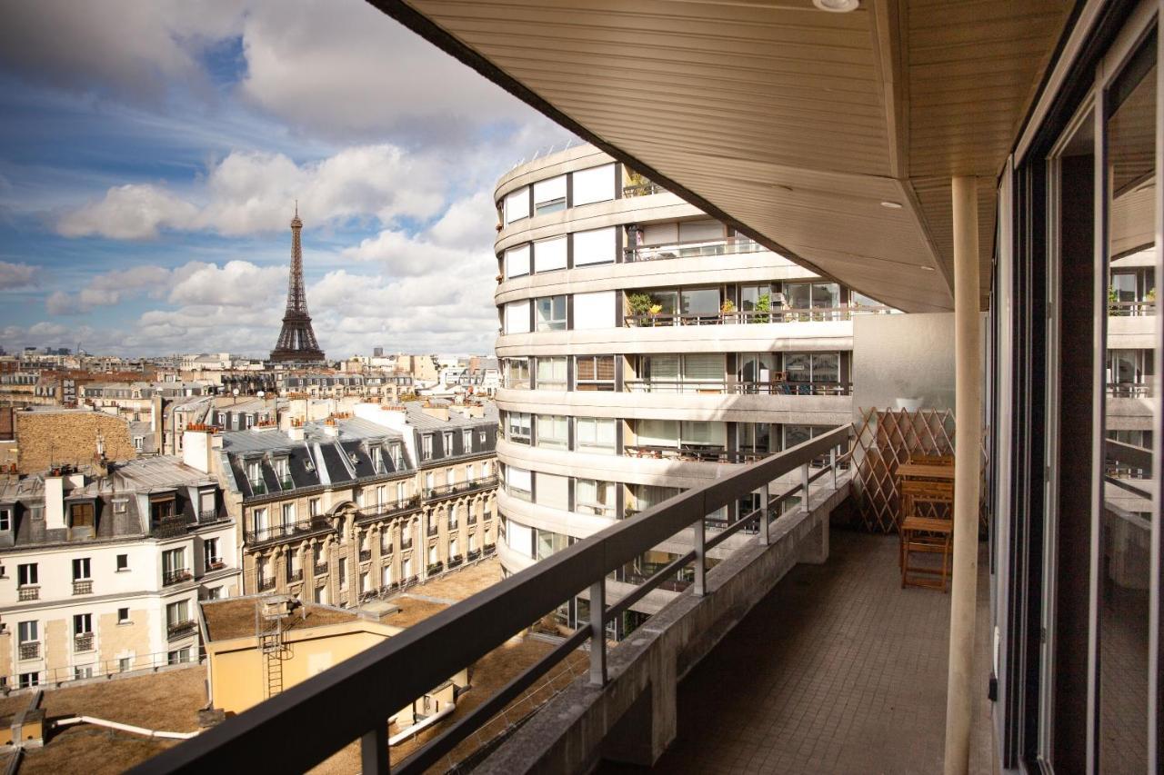 Appartement Vue Tour Eiffel Paris Eksteriør billede